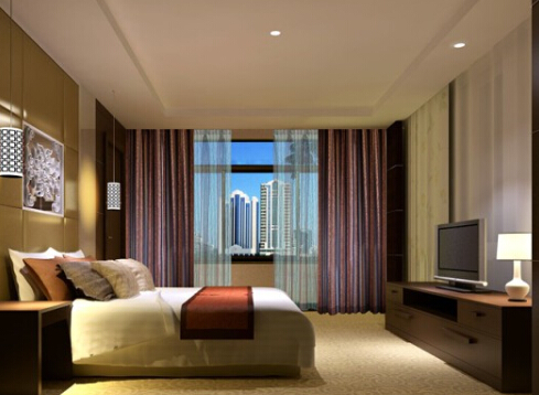 西安酒店賓館窗簾  